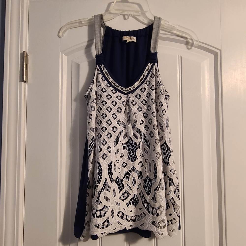 Rewind Lace Halter Tank